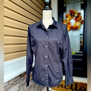J Crew Black Button Down Shirt